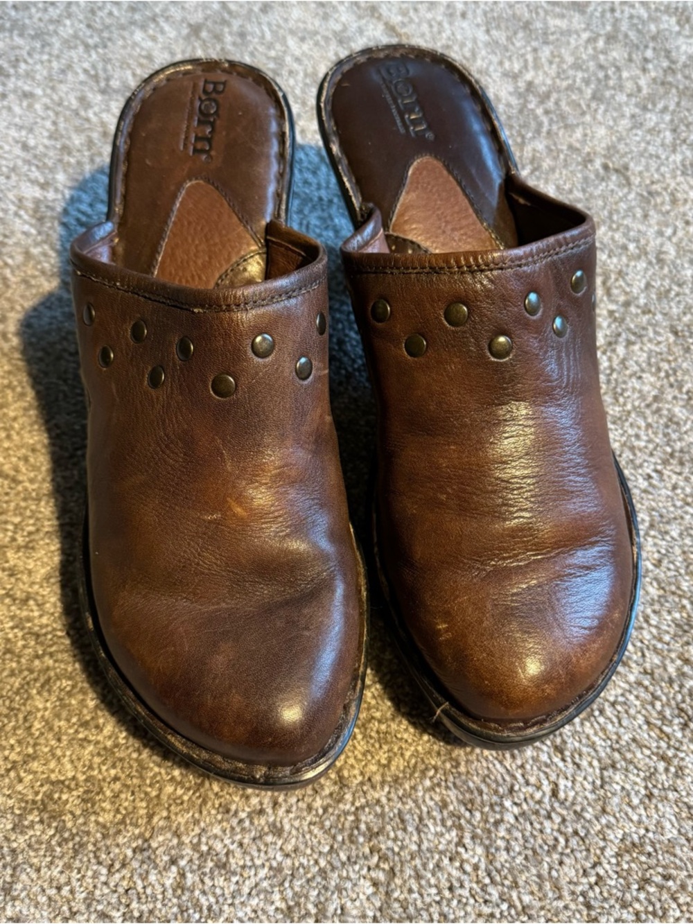 Born Clog Mule with a Heel in a Rich Brown Size 9 - Business Casual, Cottagecore - Picture 8 of 15